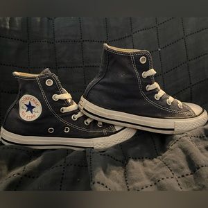 Kids Navy Chuck Taylor Converse High Tops 13Y